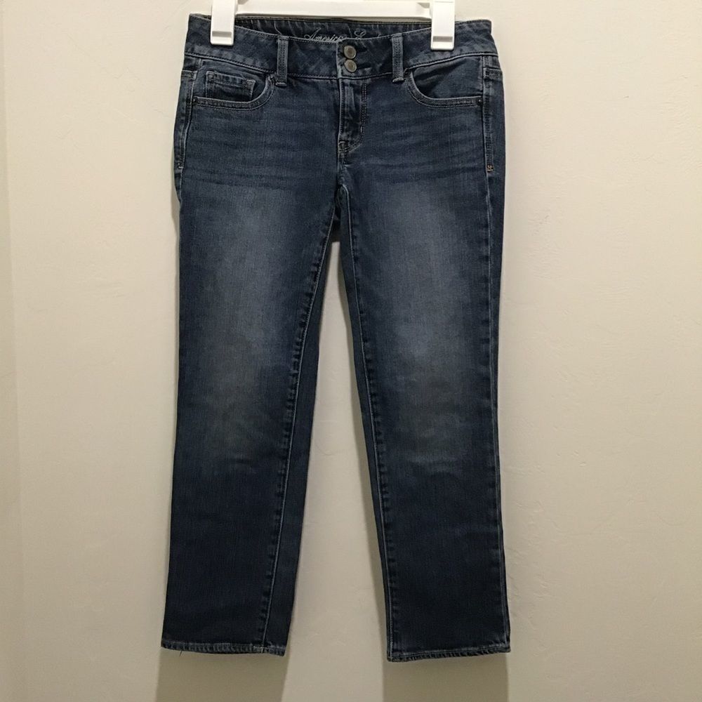 American Eagle Outfitters womens artist crop jeans, size 2, EUC
